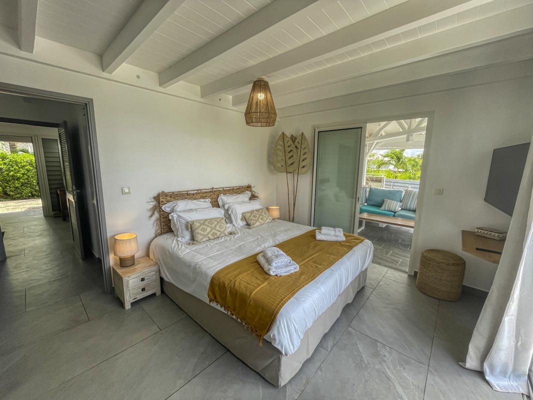 28.Location villa piscine vue mer Sainte Anne Guadeloupe_Chambre 2 Etage